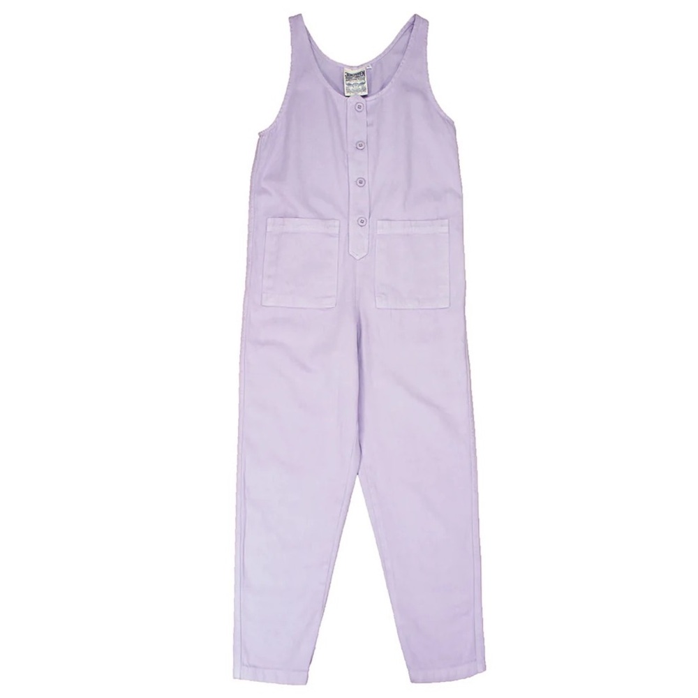 JUNGMAVEN BUTTON FRONT JUMPER IN MISTY LILAC || SIZE S || MADE IN THE USA